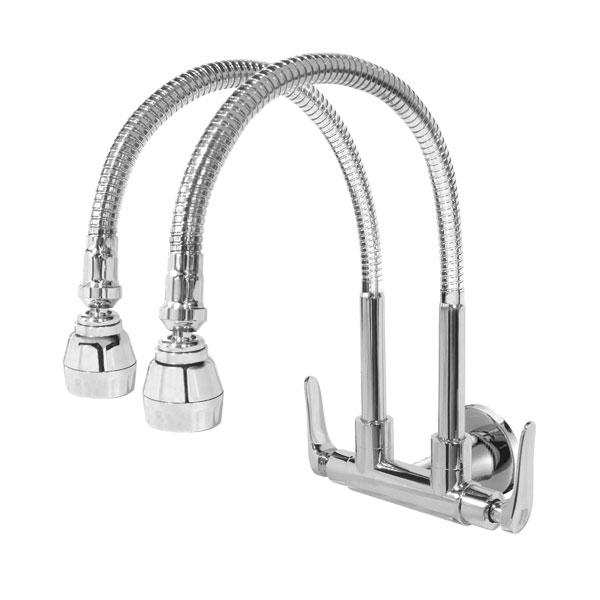 DOUBLE FLEXIBLE HOSE WALL SINK TAP REMAX TOOLSREMAX TOOLS