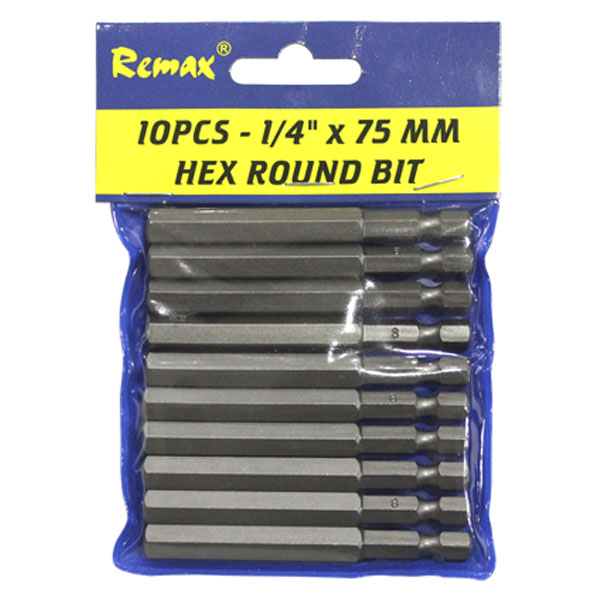 ROUND SHANK BIT (HEX) REMAX TOOLSREMAX TOOLS
