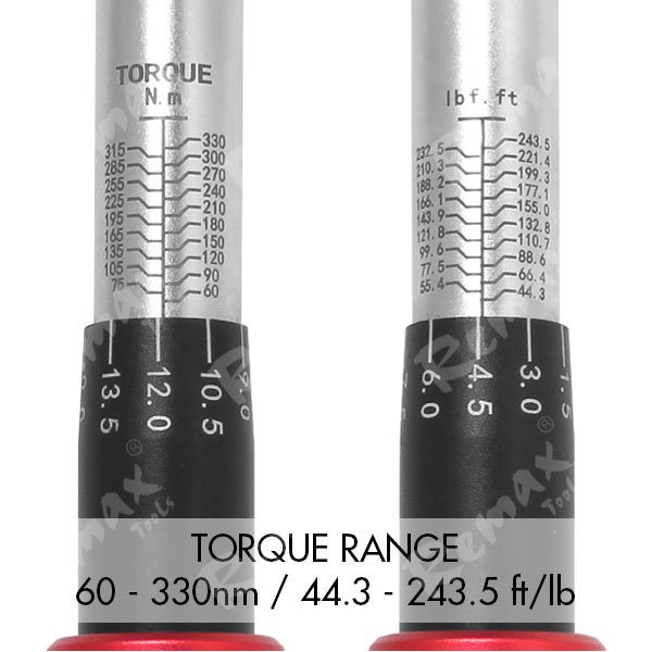 MICROMETER AUTOMATIC TORQUE WRENCH (1/4" 1/2"DR) REMAX TOOLSREMAX TOOLS